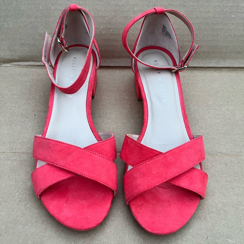 Kelly & Katie Vibrant Pink Sandals
